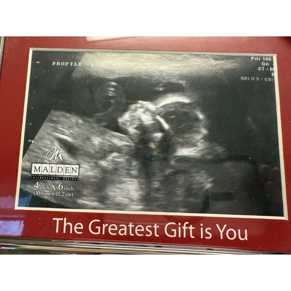 Malden The Greatest Gift is You Picture Sonogram Frame 4x6 New
